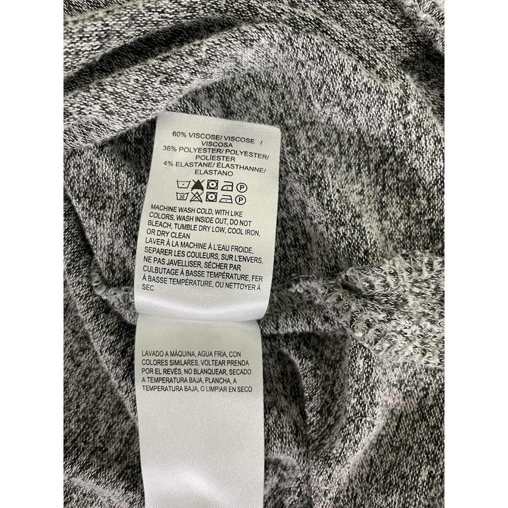 Lucky Brand Top Womens Medium M Gray Stretch Pullover - Picture 7 of 7